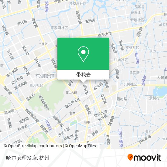 哈尔滨理发店地图