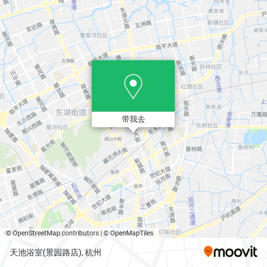 天池浴室(景园路店)地图