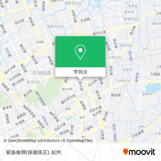 紫扬修脚(保健路店)地图