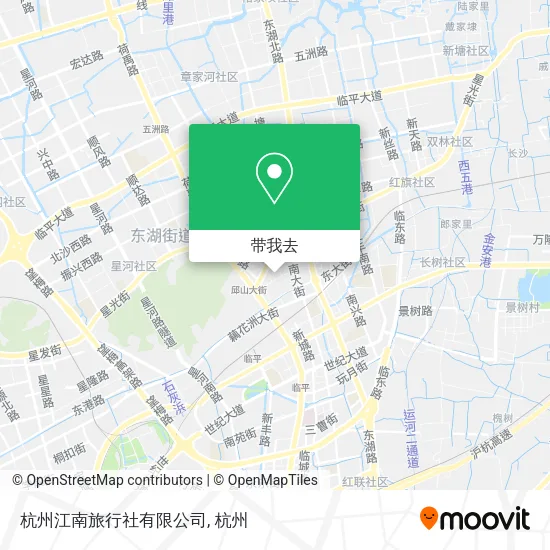 杭州江南旅行社有限公司地图