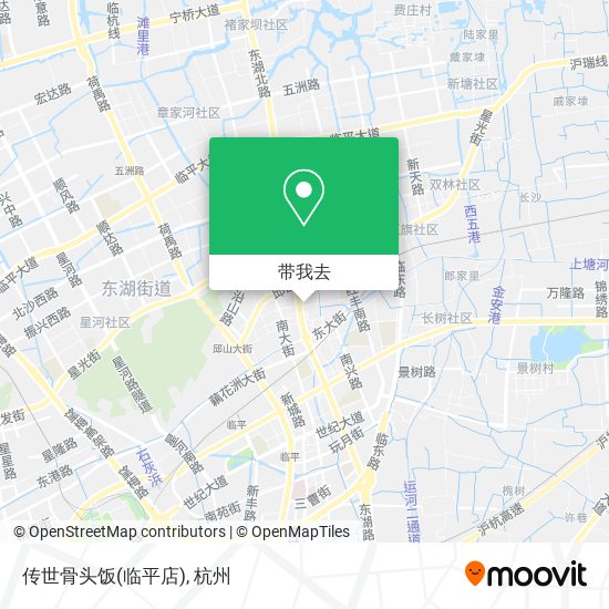 传世骨头饭(临平店)地图