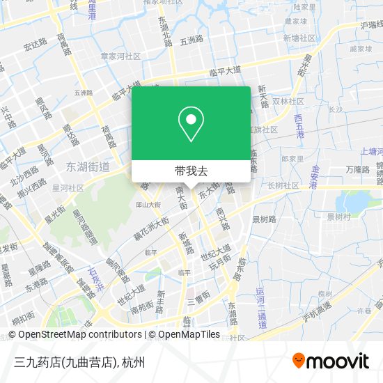 三九药店(九曲营店)地图
