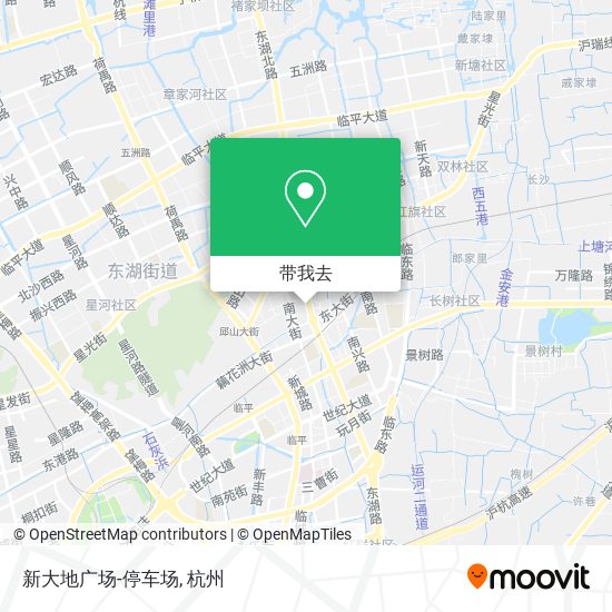 新大地广场-停车场地图