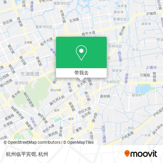 杭州临平宾馆地图