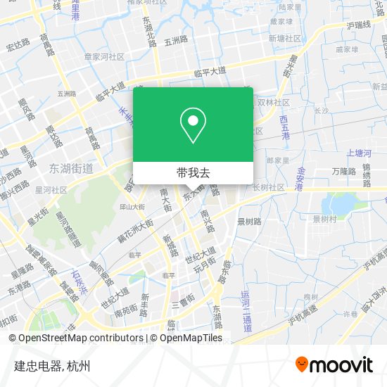 建忠电器地图