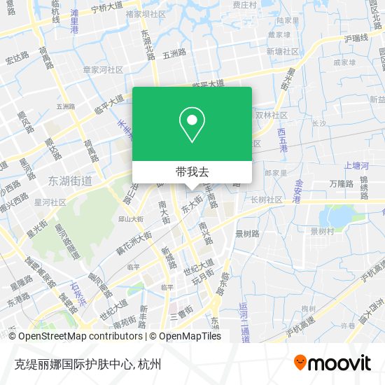 克缇丽娜国际护肤中心地图