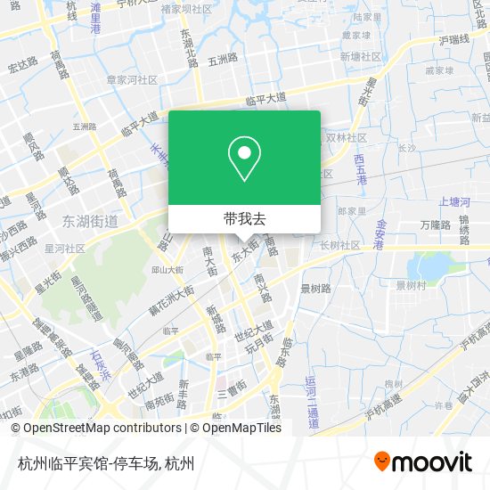 杭州临平宾馆-停车场地图