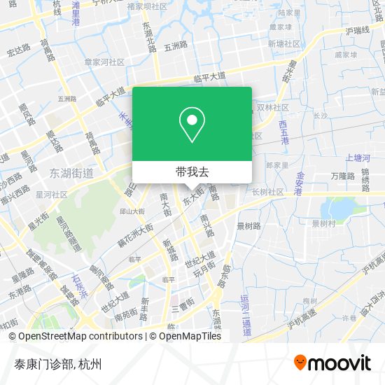 泰康门诊部地图