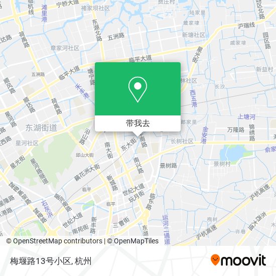 梅堰路13号小区地图
