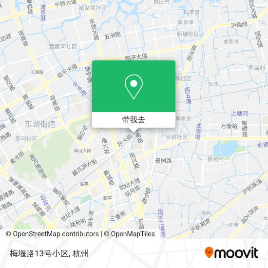 梅堰路13号小区地图