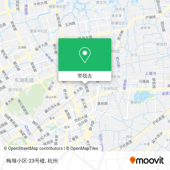 梅堰小区-23号楼地图