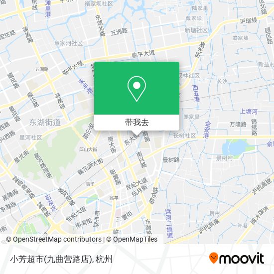 小芳超市(九曲营路店)地图
