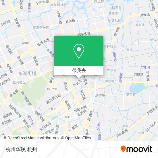 杭州华联地图