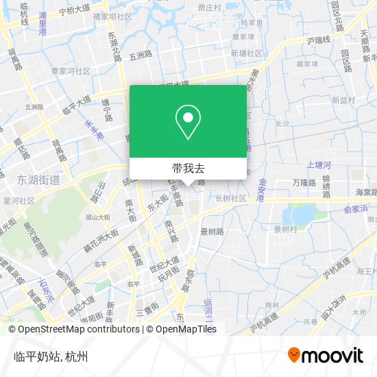 临平奶站地图