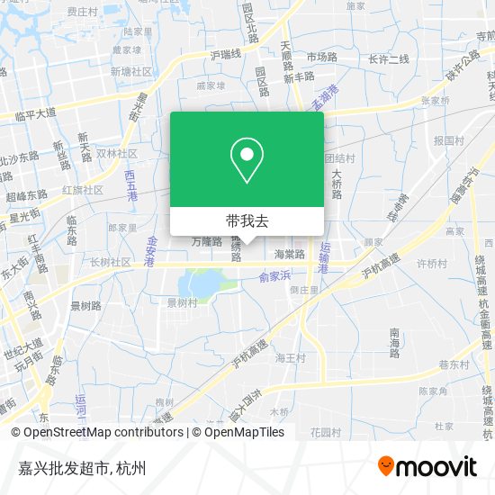 嘉兴批发超市地图