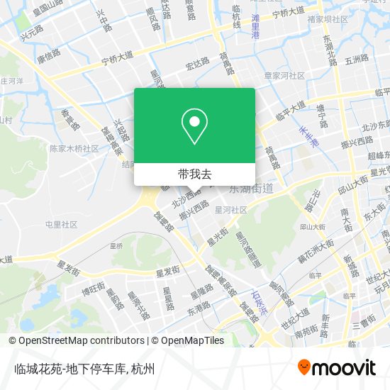 临城花苑-地下停车库地图