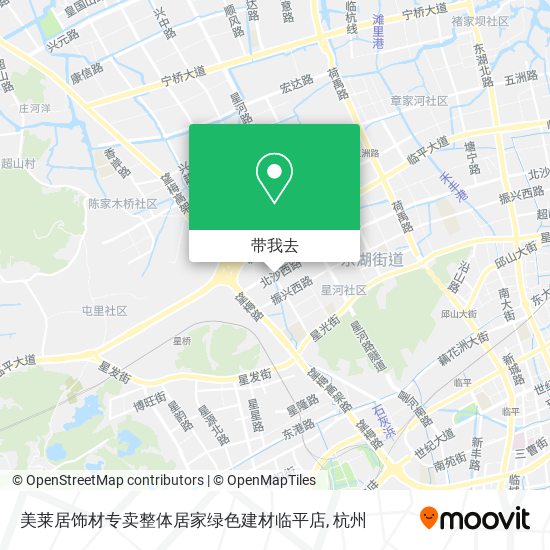美莱居饰材专卖整体居家绿色建材临平店地图