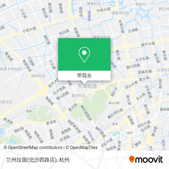兰州拉面(北沙西路店)地图