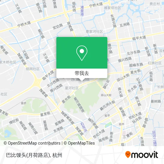 巴比馒头(月荷路店)地图
