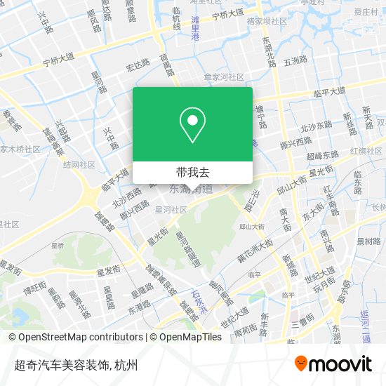 超奇汽车美容装饰地图