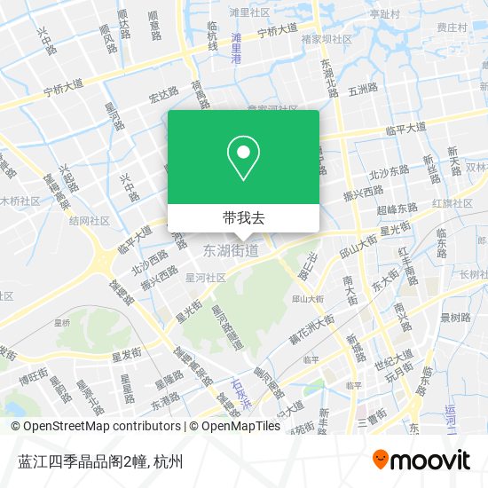 蓝江四季晶品阁2幢地图