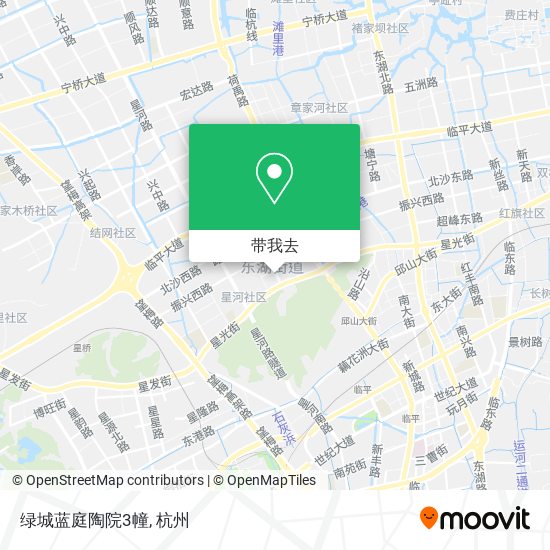 绿城蓝庭陶院3幢地图