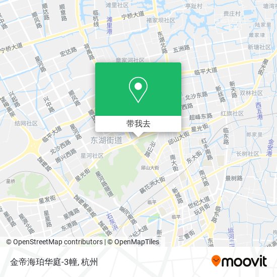 金帝海珀华庭-3幢地图