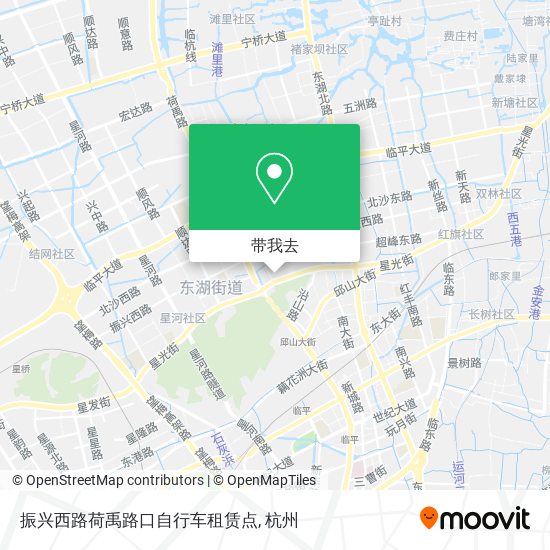 振兴西路荷禹路口自行车租赁点地图