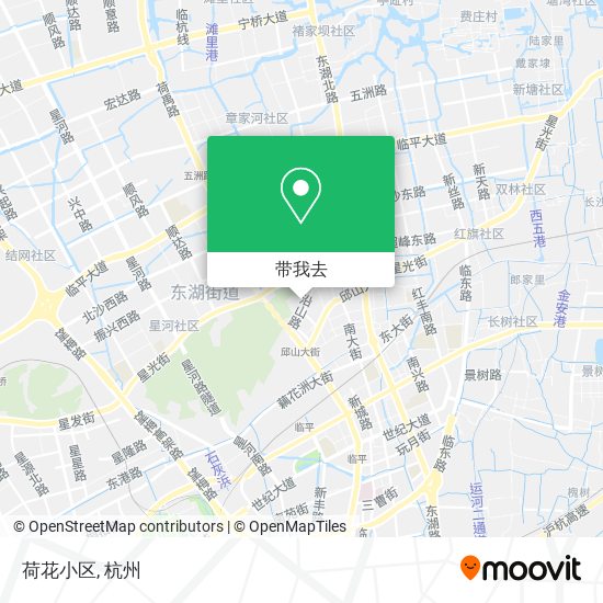 荷花小区地图