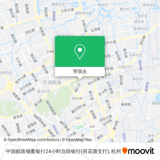 中国邮政储蓄银行24小时自助银行(荷花塘支行)地图
