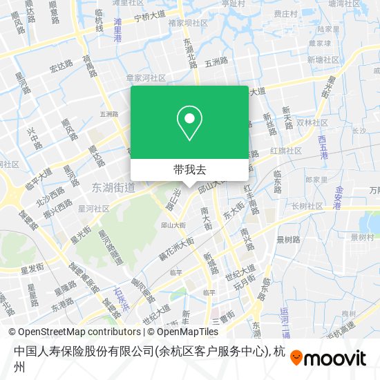 中国人寿保险股份有限公司(余杭区客户服务中心)地图