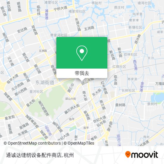 通诚达缝纫设备配件商店地图