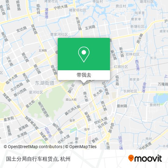 国土分局自行车租赁点地图