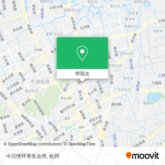 今日情怀养生会所地图