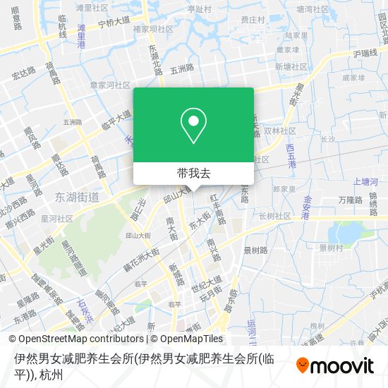 伊然男女减肥养生会所(伊然男女减肥养生会所(临平))地图