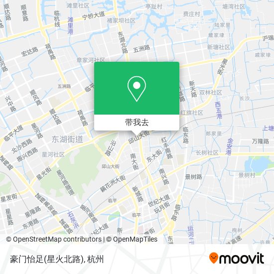 豪门怡足(星火北路)地图
