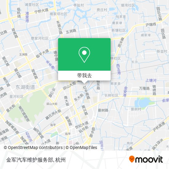 金军汽车维护服务部地图