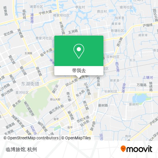 临博旅馆地图