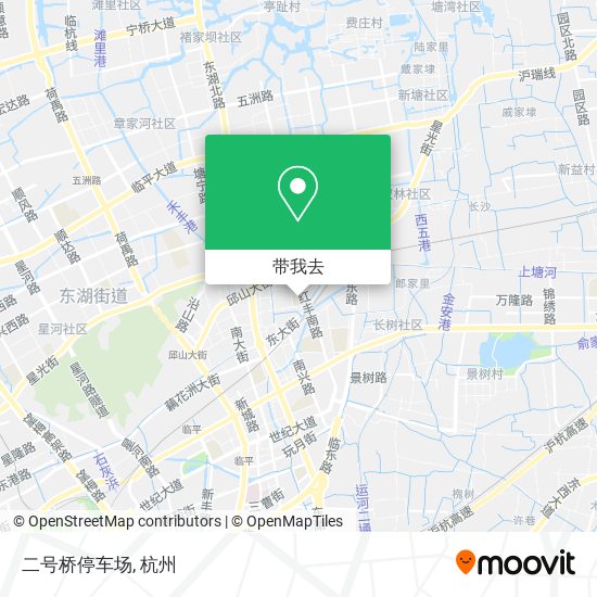 二号桥停车场地图