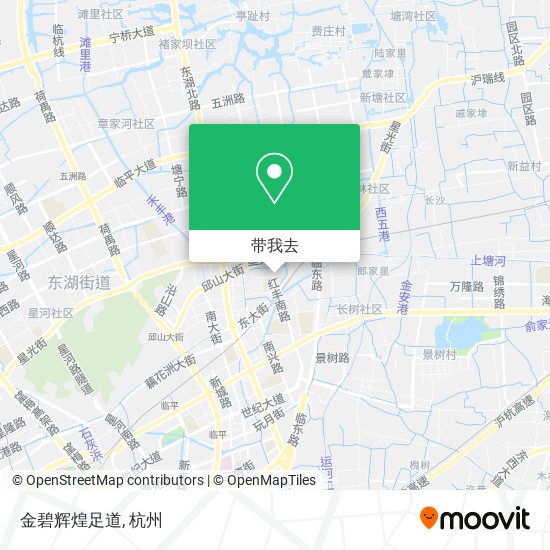 金碧辉煌足道地图