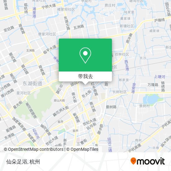 仙朵足浴地图
