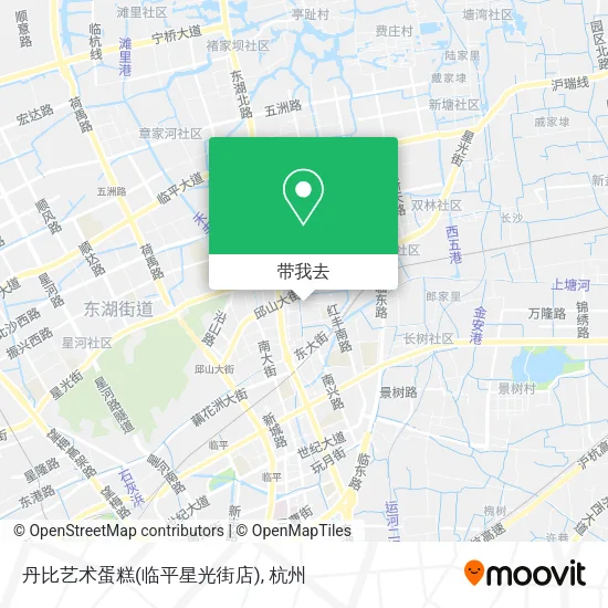 丹比艺术蛋糕(临平星光街店)地图