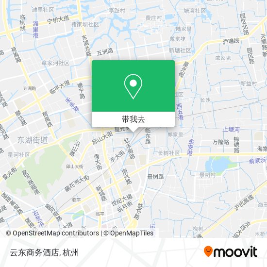 云东商务酒店地图