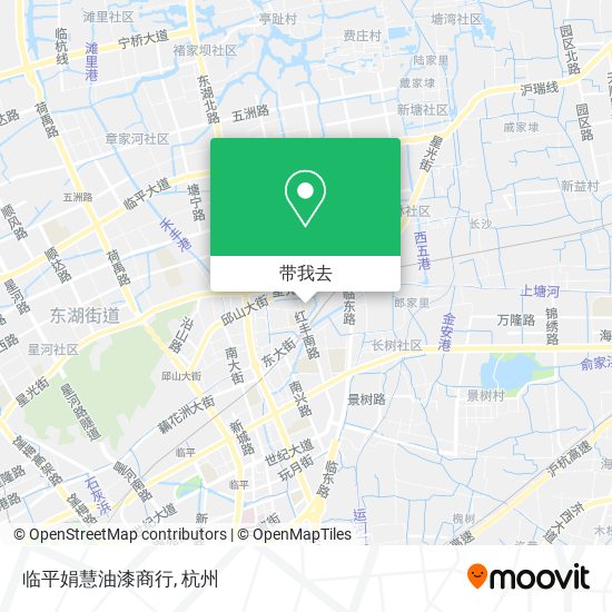 临平娟慧油漆商行地图