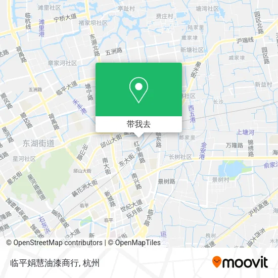 临平娟慧油漆商行地图