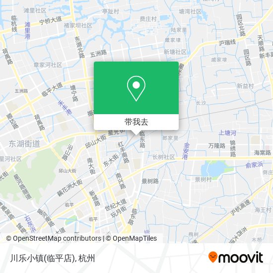 川乐小镇(临平店)地图