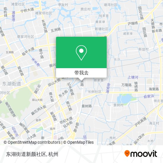 东湖街道新颜社区地图