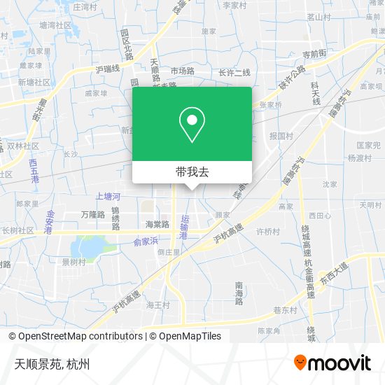天顺景苑地图