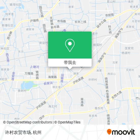 许村农贸市场地图
