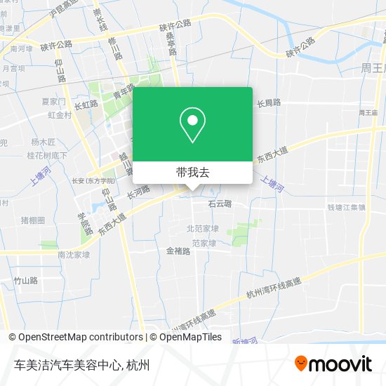 车美洁汽车美容中心地图